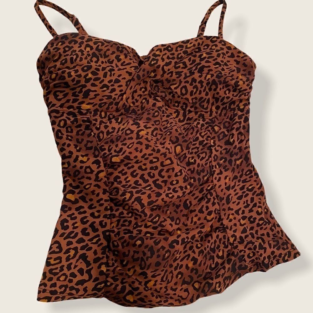 Spanx Love Your Assets  Leopard Tank size Small